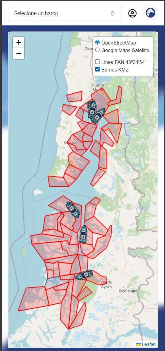Captura 2 del proyecto Sistema GPS Embarcaciones
