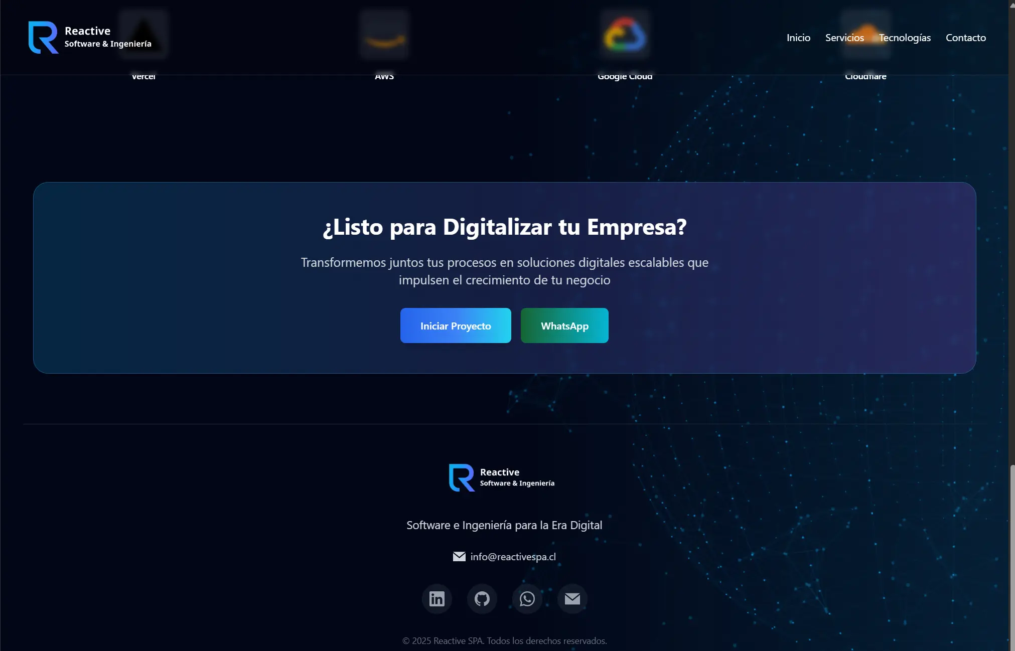 Landing Page ReactiveSpa.cl - Imagen 4